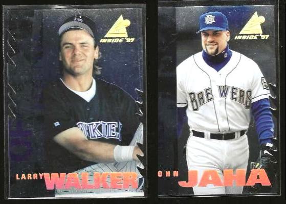 Larry Walker - 1997 Pinnacle Inside #114 RARE DIAMOND EDITION (Rockies)  cards value