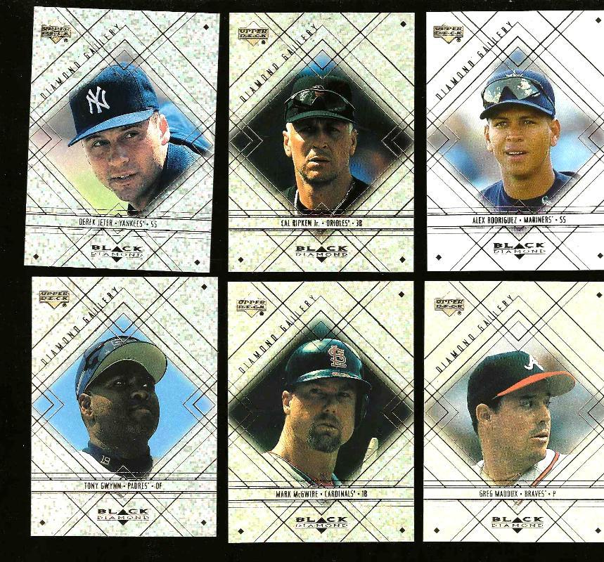 1999 Upper Deck - DIAMOND GALLERY - Complete Insert Set (10)  cards value
