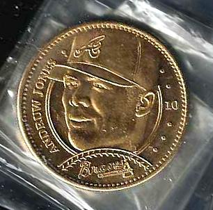 Manny Ramirez - 1997 Pinnacle Mint GOLD-PLATED COIN #14 (Indians)  cards value