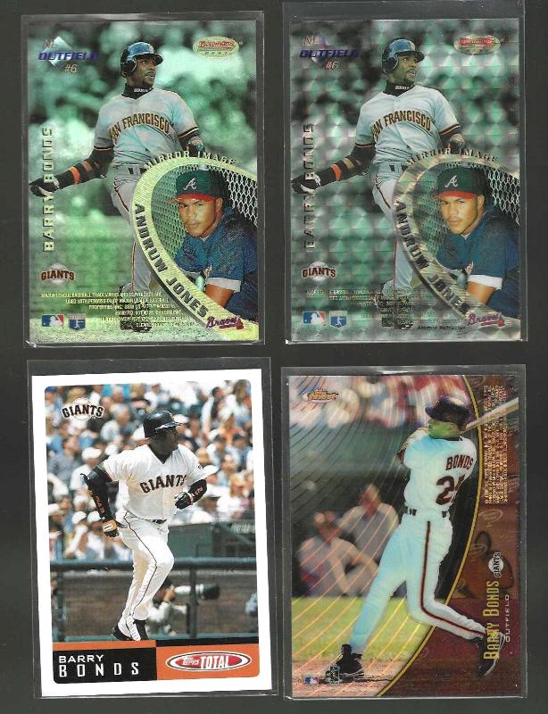 Barry Bonds - 1996 Bowman's Best Mirror Image #6 REFRACTOR  cards value