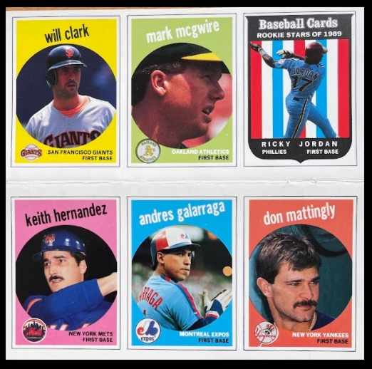 1989 BCM (1959 Topps)  - Starter Set/Lot w/(37) different w/Hall-of-Famers  cards value