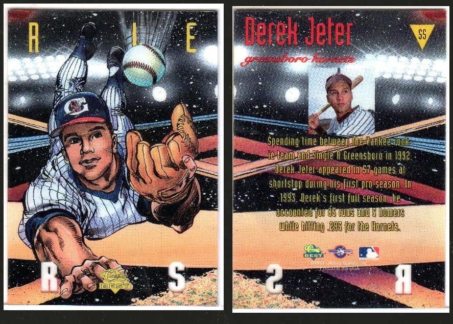 Derek Jeter - 1994 Classic/Best Gold Acetate MINOR LEAGUE (Greensboro)  cards value