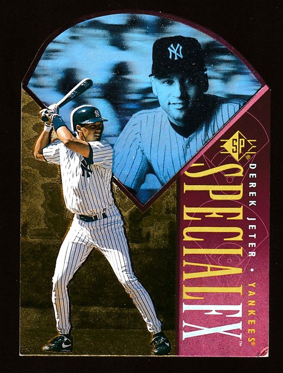 Derek Jeter - 1996 SP Special FX #48 DIE-CUT (Yankees)  cards value