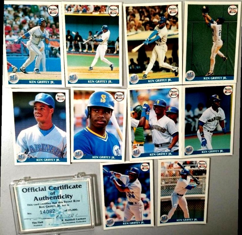 Ken Griffey Jr - 1991 Front Row - Lot of (5) Complete 10-card Sets  cards value