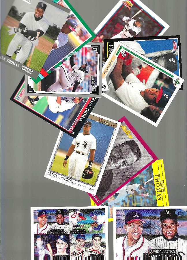 Frank Thomas -  1991 Collection - Lot (80) 2nd year cards with (11) diff.  cards value