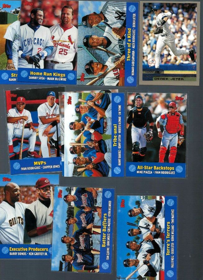 2000 -2001 Topps - COMBOS - Complete 20-card Insert Set  cards value