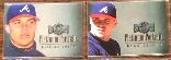 1996 Fleer METAL UNIVERSE - PLATINUM PORTRAITS - 10-card Insert Set