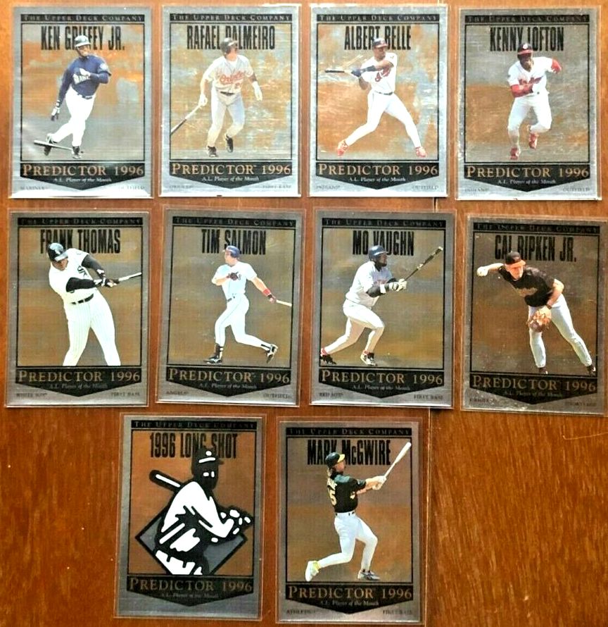 1996 Upper Deck - PREDICTOR Award Winners - Complete Set (#H1-#H10)  cards value