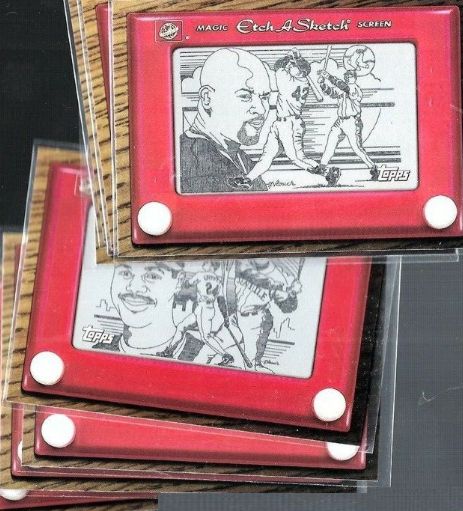 1998 Topps - ETCH-A-SKETH  - Complete 9-card Insert Set  cards value