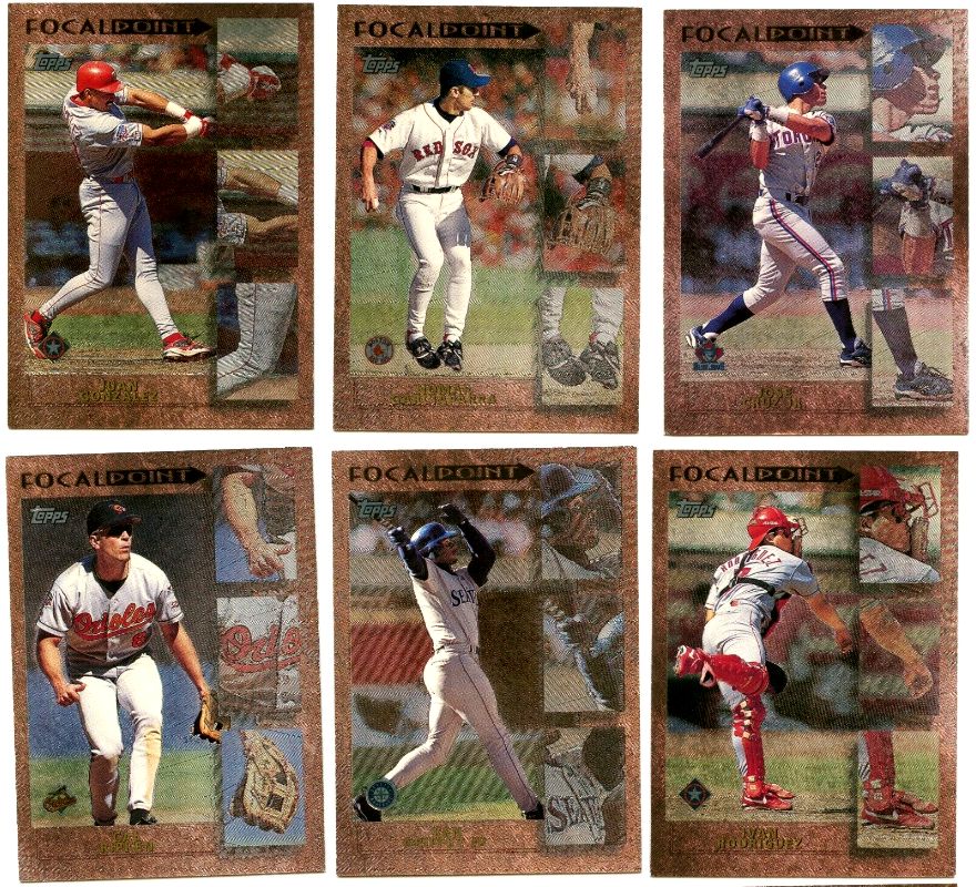 1998 Topps - FOCAL POINT - Complete 15-card Insert Set  cards value
