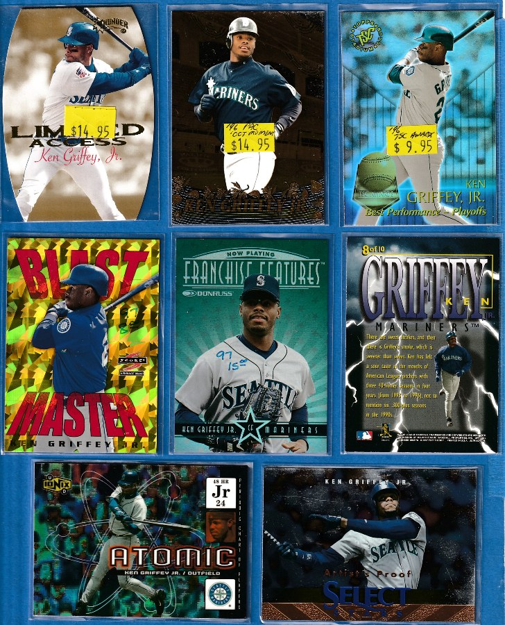Ken Griffey Jr - [d] 1997 Select #145 ARTIST PROOF  cards value
