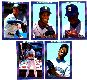 Ken Griffey Jr - 1990 'Purple Bordered' - COMPLETE BRODERS Set (5 cards)