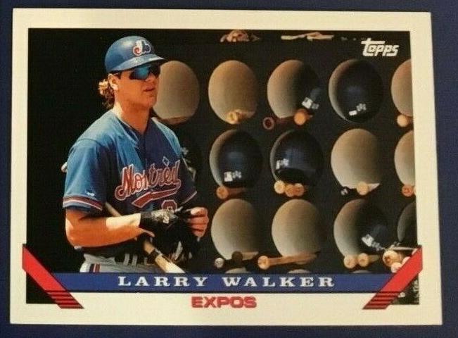 Larry Walker - 1993 Topps #95 - Lot of (100) (Expos,HOF)  cards value