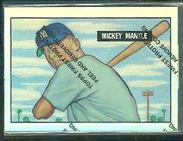 1996 Topps Mickey Mantle [1951 Bowman] FINEST REFRACTOR insert #1  cards value