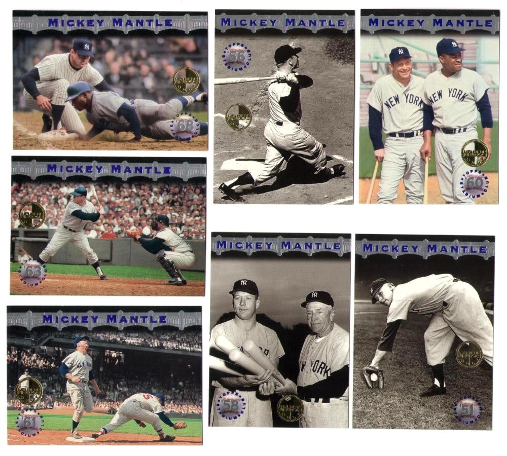 Mickey Mantle - 1996 Stadium Club Members Only - Complete Set (19)  cards value