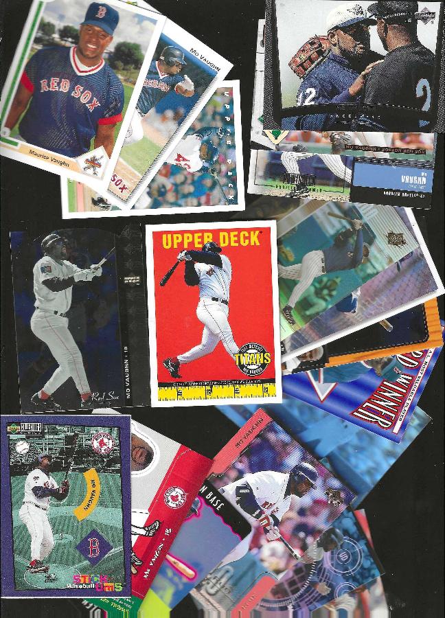 Mo Vaughn -  UPPER DECK Collection - Lot of (25) different (Red Sox)  cards value