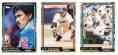 1992 Topps PROMO 3-card Panel (Denny Martinez,Bip Roberts,Brett Butler)