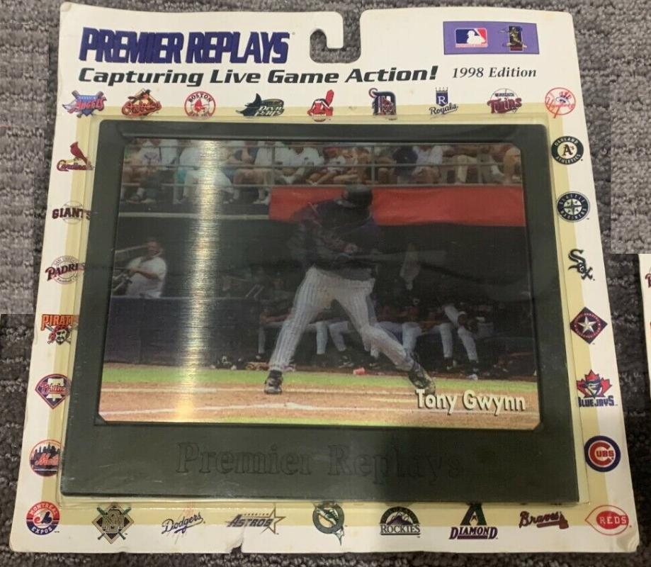 Tony Gwynn  - 1998 Premier Replays in original Rack Pack  cards value