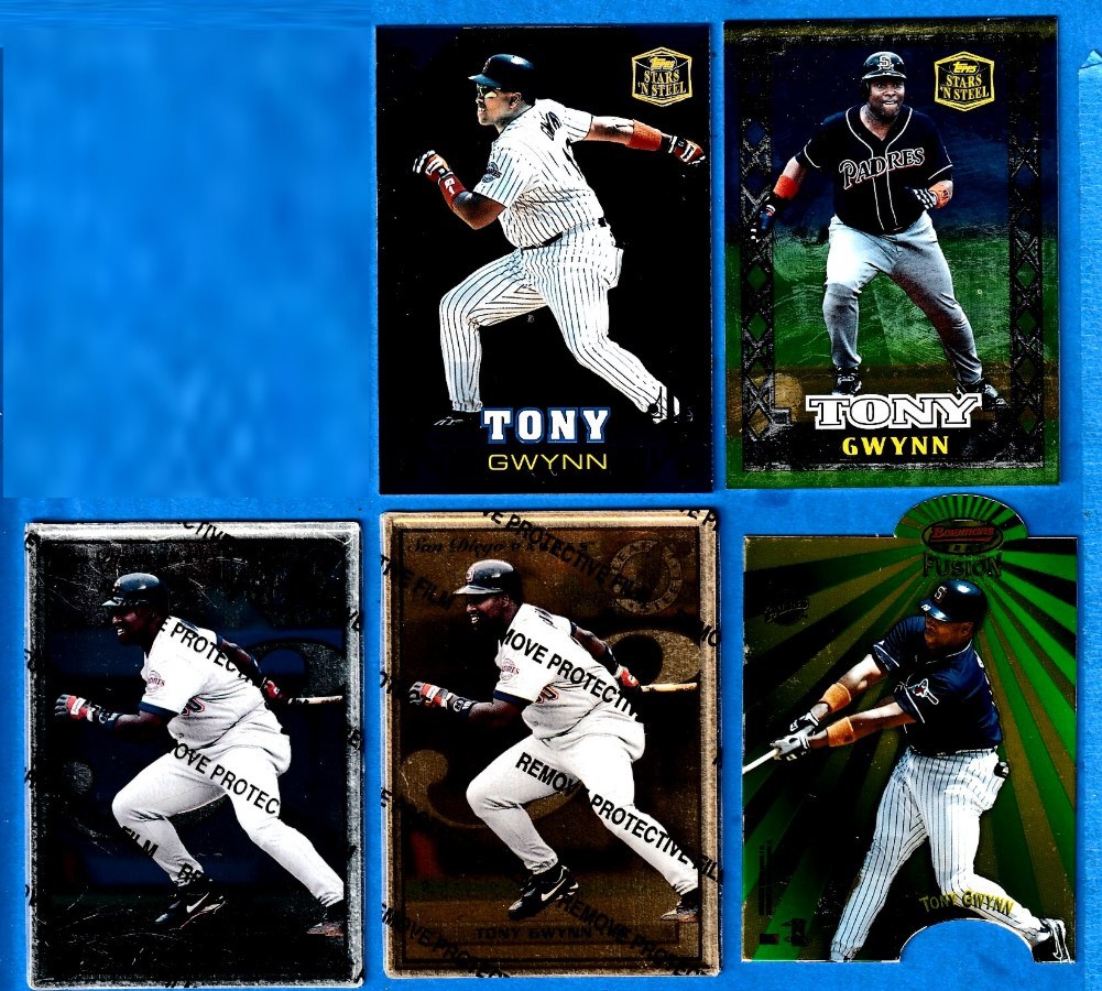Tony Gwynn - 1996 Leaf Preferred STEEL GOLD #48 (Padres)  cards value