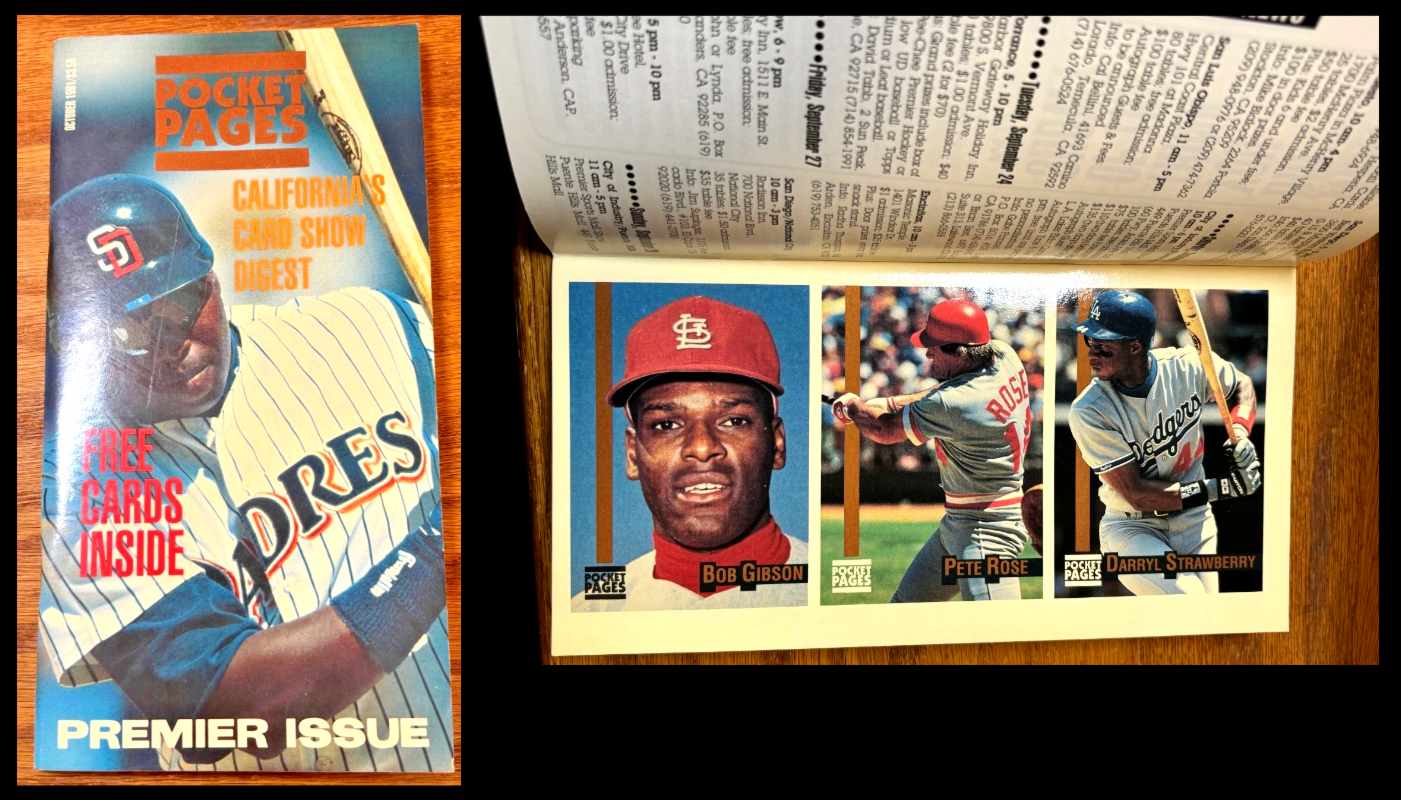 Tony Gwynn - 1991 Pocket Pages #1 PREMIERE ISSUE (Padres)  cards value