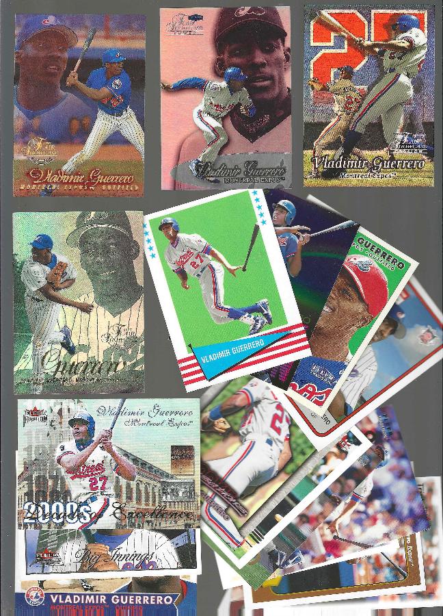 Vladimir Guerrero  - FLEER Collection - Lot of (20) different  cards value