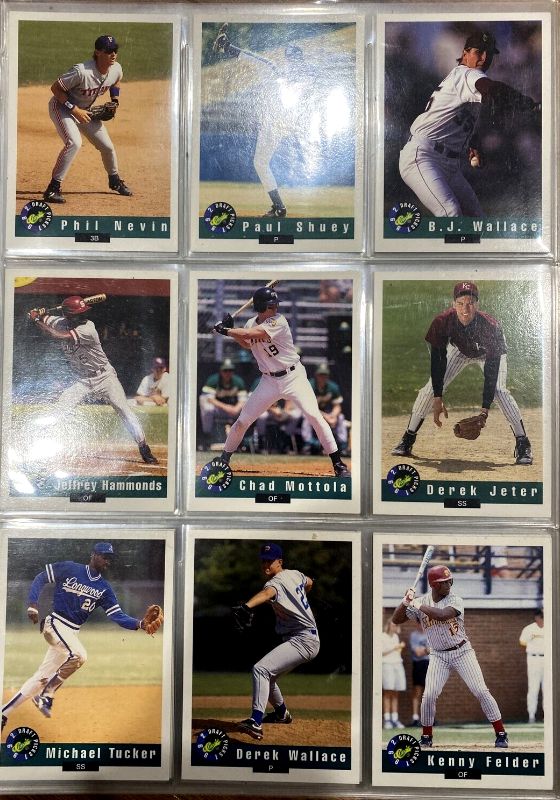 1992 Classic DRAFT PICKS Baseball - COMPLETE SET in PAGES/Sheets (125)  cards value