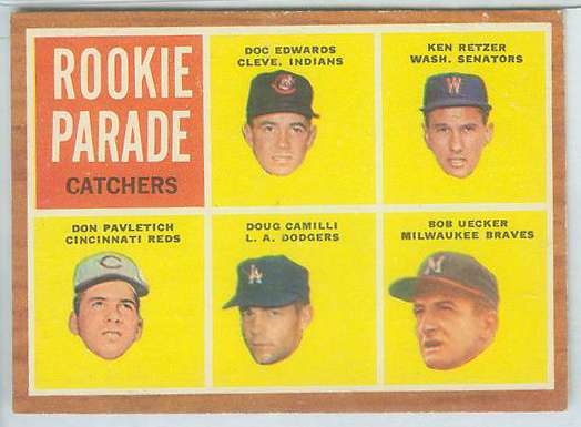 1962 Topps #594 Bob Uecker ROOKIE SHORT PRINT HIGH # (Braves)  cards value