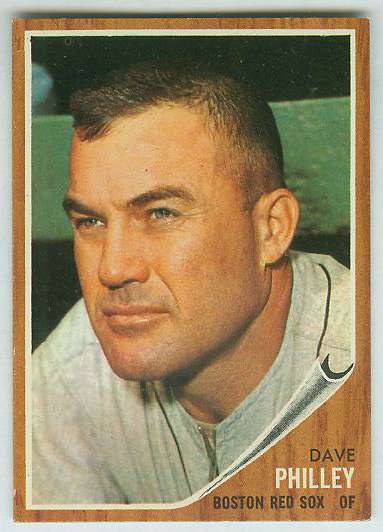 1962 Topps #542 Dave Philley HIGH # (Red Sox)  cards value