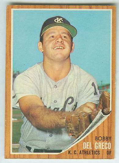 1962 Topps #548 Bobby Del Greco HIGH # (A's)  cards value