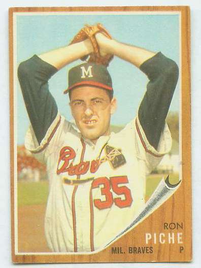 1962 Topps #582 Ron Piche HIGH # (Braves)  cards value