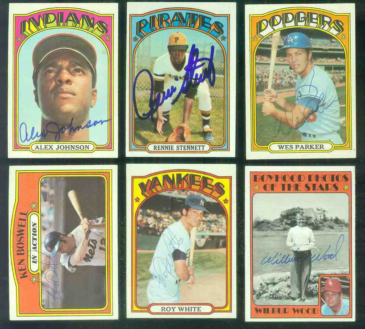 AUTOGRAPHED 1972 Topps #306 Ken Boswell IA w/PSA/DNA Auction LOA (Mets)  cards value