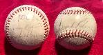 1970's Indians - Team Signed/AUTOGRAPHED Baseball [#14z] w/6 Signatures