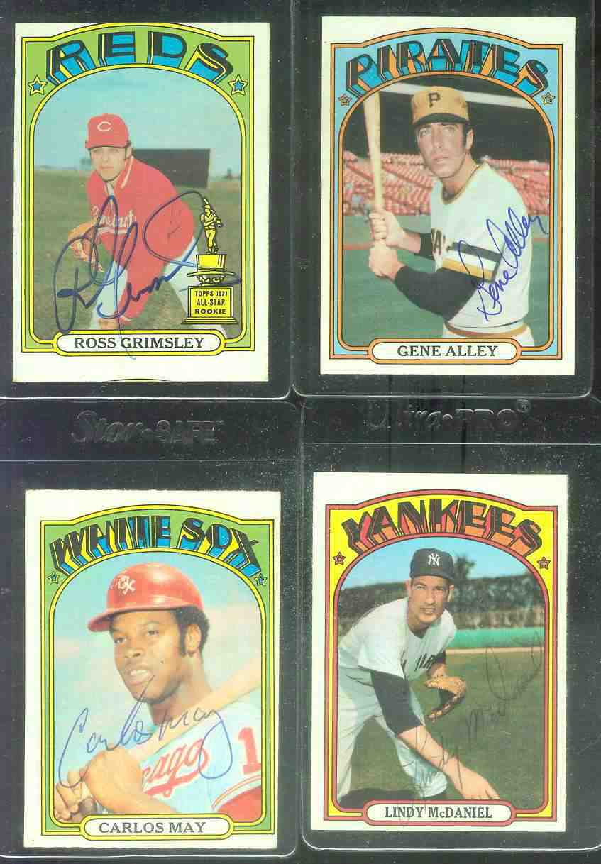 AUTOGRAPHED 1972 Topps #513 Lindy McDaniel w/PSA/DNA Auction LOA (Yankees)  cards value