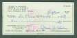 Jesse Haines - Autographed official Bank Check (Cardinals) (from 1972-75)