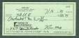 Ron Mix - Autographed official Bank Check (from 1991)