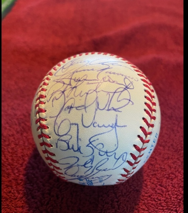 1994 Brewers - Team Signed/AUTOGRAPHED baseball [#11f] w/28 Signatures  cards value
