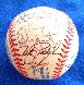 1993 Brewers - Team Signed/AUTOGRAPHED baseball [#ed5-08] w/27 Signatures