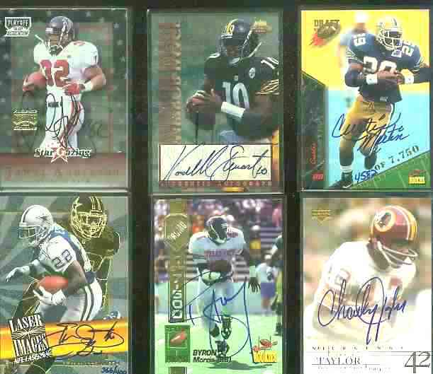 Charley Taylor - 2001 Upper Deck NFL Legends AUTOGRAPHED #CT (Redskins)  cards value