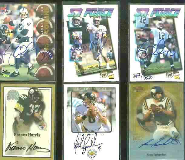 Mark Brunell - 1998 UD Authentics AUTOGRAPHED insert #MB-2  cards value