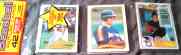 1989 Topps Rack pack - CRAIG BIGGIO ROOKIE on TOP !