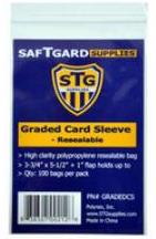 Resealable GRADED CARD bag - CASE of (100) packs (10,000 total)  cards value