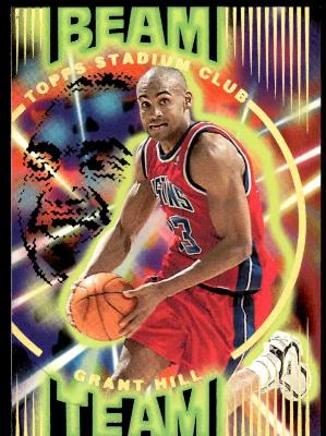 Grant Hill - 1995-96 Stadium Club 'Beam Team' #19 (Pistons,HOF) Basketball cards value
