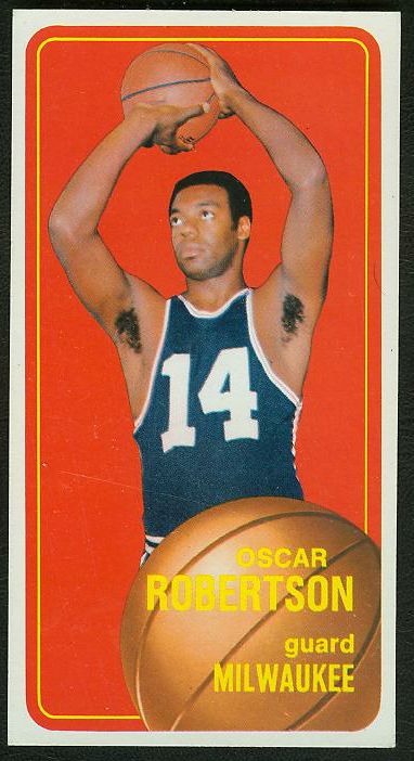 1970-71 Topps Basketball #100 Oscar Robertson [#] (Bucks) Basketball cards value