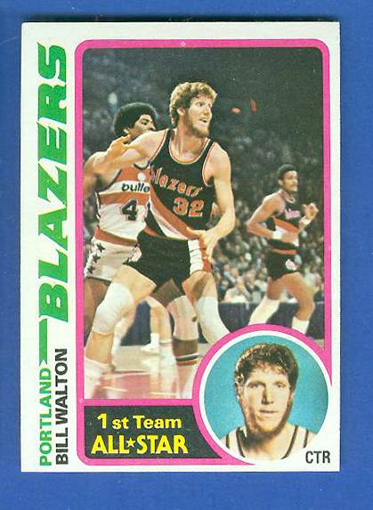 1978-79 Topps Basketball #  1 Bill Walton (Portland Trail Blazers Basketball cards value