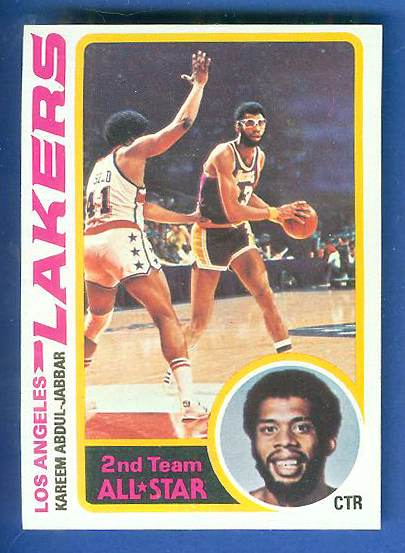 1978-79 Topps Basketball #110 Kareem Abdul-Jabbar (Lakers) Basketball cards value