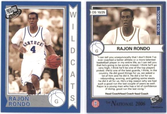 2006 Press Pass - The NATIONAL 2006 - SET of (25) Basketball cards value