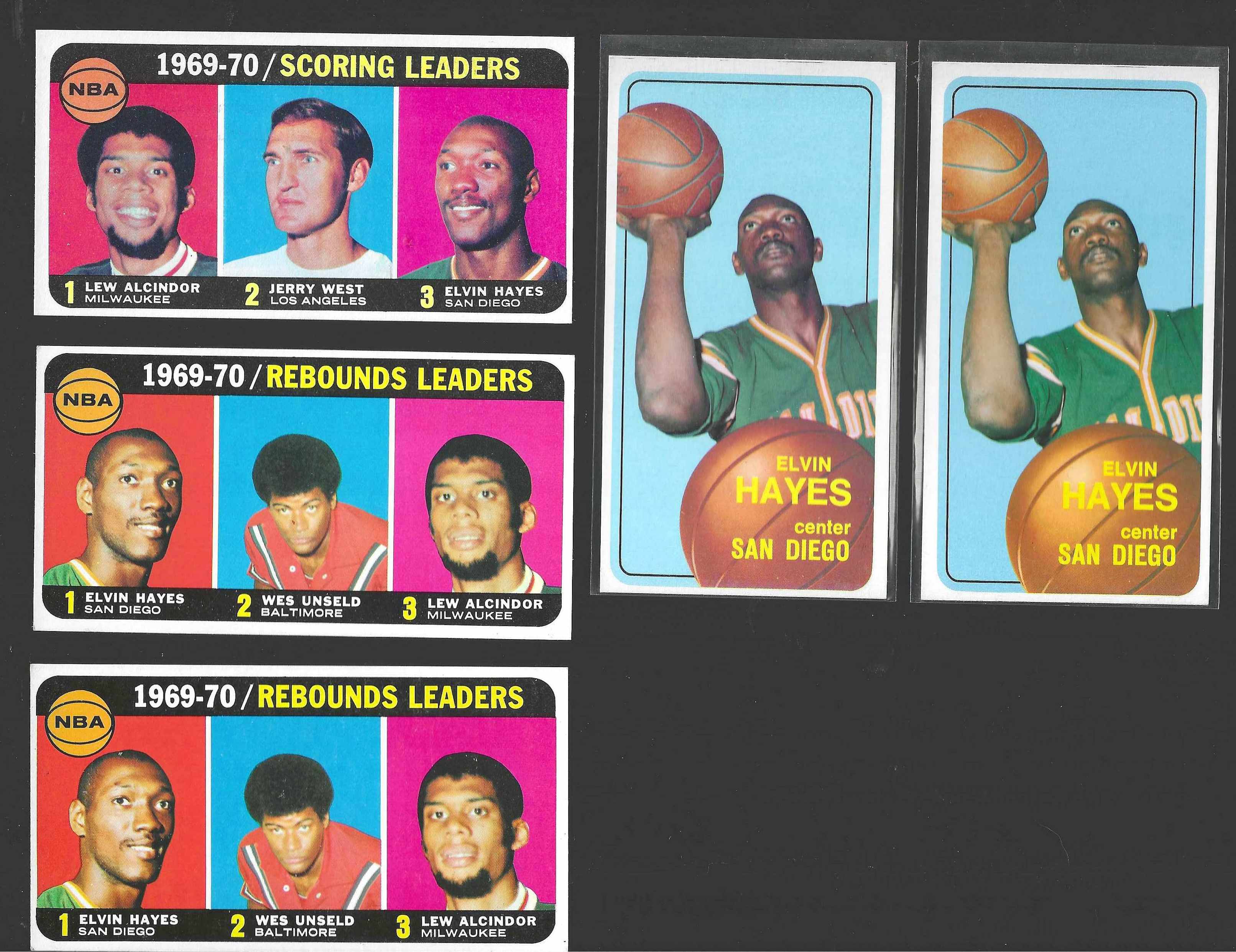 1970-71 Topps Basketball # 70 Elvin Hayes [#] (San Diego Rockets) Basketball cards value