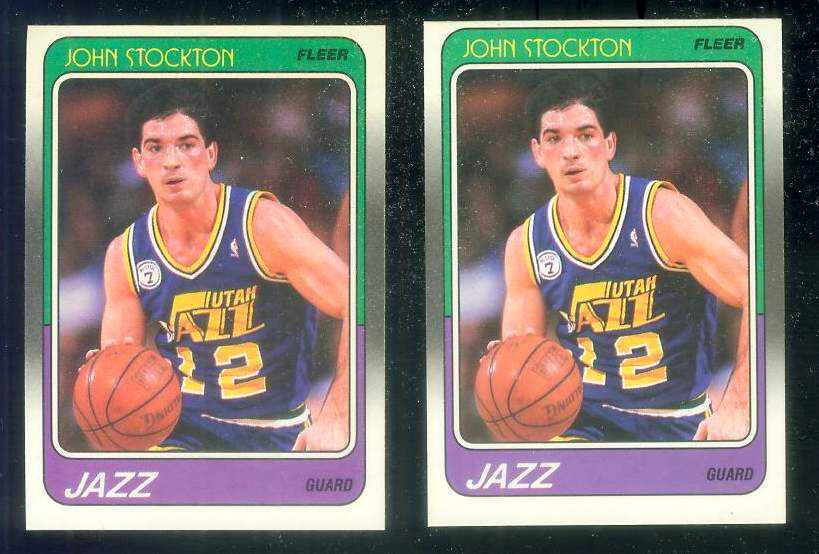 John Stockton - 1988-89 Fleer #115 ROOKIE (Jazz,HOF) Basketball cards value