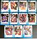 1989-90 Fleer Basketball - ALL-STARS - COMPLETE Sticker Set (11)