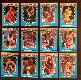 1990-91 Fleer Basketball - ALL-STARS - COMPLETE Sticker Set (12)